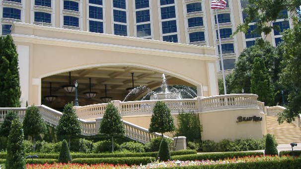 Beau Rivage Casino Hotel fountain